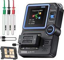 Daugiafunkcinis tranzistorių testeris MOSFET kondensatorius SMD elektroninių komponentų testeris diodams, triodams, ESR, NPN, PNP - LCR matuoklis su antipireno funkcija
