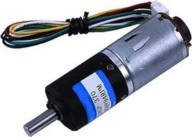 DC Bürstengetriebemotor 12V/24V 24mm Encoder und einstellbare Geschwindigkeit MY24GP-370B (12V variklis, 60RPM 4MM)