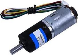 DC Bürstengetriebemotor, 6 V, 24 mm, Encoder und einstellbare Geschwindigkeit, MY24GP-370B (6 V variklis, 60 U/min 4 mm)