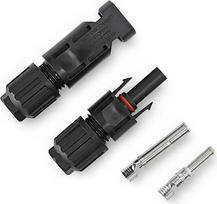 DC-Solar-Steckverbinder, 1000 V, 30 A, Solarmodul-Steckverbinder-Set für Kabel 2,5/4/6 mm², 1500 V/45 A (1 Schraubenschlüssel 1500 V)
