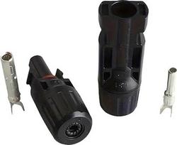 DC-Solarsteckverbinder, 1000 V, 30 A, IP67, wasserdichtes Steckverbinder-Set für PVC-/MC-Kabel, 2,5/4/6 mm² (1000 V, 30 A), 10 Stück