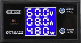 DC0-100V 10A LCD skaitmeninis skaitmeninis voltmetras Ampermetras Wattmetras Spannung Strom Leistungsmesser Volt Tester Monitor 0-999W