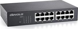 devolo Gigabit Ethernet komutatorius 16 prievadų nevaldomas LAN komutatorius Tinklo komutatorius LAN skirstytuvas 1000Mbps be ventiliatoriaus