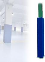 Dickes Basketball-Stangenpolster, Schaumstoff-Stangenwickelschutz für quadratische Pfosten, robustes Sicherheitskissen für Garage und Keller
