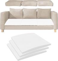 Didelio tankio putų pagalvėlė "Sag" sėdynėms 40/50/60 cm, išlenkta atrama sofoms ir baldams, itin patogus pakaitalas (3,50 x 50 cm)