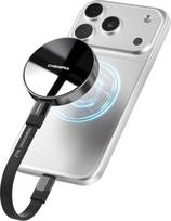 DIGIERA 2 TB magnetinis nešiojamasis SSD diskas, išorinis kietasis diskas su USB-C 3.2 Gen 2x2, greitis iki 2000MB/s, suderinamas su "iPhone 15/16" serijos telefonais, asmeniniais ir nešiojamaisiais kompiuteriais ir kitais USB-C įrenginiais, juodas