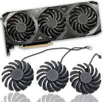 Dotodo 85 mm PLD09210B12HH 12V 0.40A vaizdo plokštės aušinimo ventiliatorius MSI GeForce RTX 3070 3080 3090 VENTUS 3X Gaming Fan Replace Cooler (Vaizdo plokštės ventiliatorius ABC)
