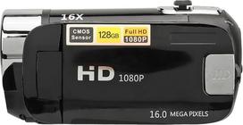 Dpofirs 1080P HD skaitmeninis fotoaparatas, 16x priartinimo vaizdo kamera su 2,4 colio pasukamu ekranu, skirta fotografijai, nešiojamasis 16 MP fotoaparatas su užpildymo šviesa (juodas)