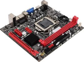 Dpofirs B75M Kompiuterių motininė plokštė Micro ATX Gaming Motherboard for Corei7 I5 I3 LGA1155 SATA3.0x1 SATA2.0x3 PCI E8Xx1 100M tinklo kortelė DDR3x2 VGA HDMI PCI E1Xx1