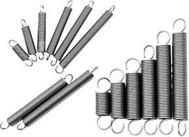 Drahtdurchmesser: 1,2 mm. Verlängerungsfeder. Ausdehnungsfedern: 25/30/35/40/45/50-300 mm. Außendurchmesser: 8/9/10/12 mm(1.2x10x140mm (10vnt.))