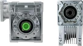 Drehmoment für Gleichstrommotor, 130 mm x NMRV075, Übersetzungsverhältnisse: 7,5/10/15/20/25/30/40/100, Eingang: 19/22/24, Ausgang: 28 (santykis 50,22 mm Eingangsloch)