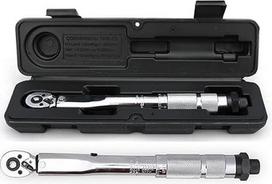 Drehmomentadapter, Drehmomentschlüssel-Quadrat-Laufwerk 5-100 FT-LB-Zwei-Wege-präziser Ratschenschlüssel-Reparaturschlüssel-Schlüssel for das Autofahrrad(2-24Nm)