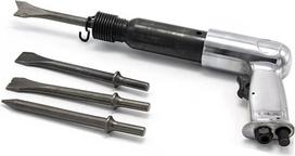 Drucklufthammer, 190 Luftschaufel Pneumatische Meißel Rust Remover Wind Pick Briem Pad Derust Werkzeuge mit 5 Kopfkarton
