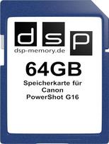 DSP atminties tėvas, skirtas Canon PowerShot G16, juodas, 64GB