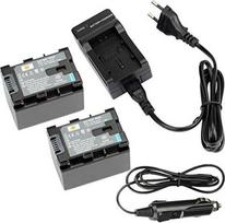 DSTE 2-Pack BN-VG121 atsarginė baterija ir įkroviklis, suderinami su JVC GZ-E10 GZ-E105BEK GZ-E105BEU GZ-E105REK GZ-E10AUS GZ-E10B GZ-E10BUS GZ-E10BUS GZ-E15 kaip BN-VG109