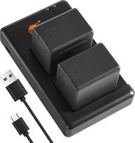 DSTE 2PCS VW-VBT380 (3860mAh/3.7V) akumuliatorius ir baterija, suderinama su HC-V210, HC-V520, VW-BC10E, HC-W580, HC-V750, HC-WX970, HC-V710, HC-V720