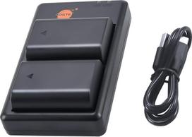 DSTE BLX-1 (2280 mAh/7,2 V) ličio jonų akumuliatoriaus įkroviklio rinkinys, suderinamas su "Olympus" OM-1 OM1 fotoaparatu