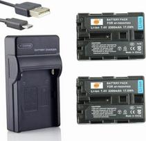 DSTE NP-FM50 ličio jonų akumuliatorius (2 vnt.) ir USB įkroviklis, suderinamas su "Sony" NP-FM30, NP-FM50, NP-FM51, NP-QM50, NP-QM51, NP-FM55H