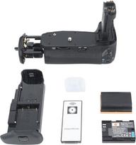 DSTE Professional BG-E9 BGE9 baterijos laikiklis, skirtas "Canon EOS 60D SLR" skaitmeniniam fotoaparatui + belaidis nuotolinio valdymo pultas + 2 vnt. LP-E6 ličio jonų baterijos