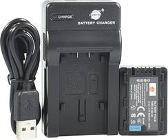 DSTE VBK180 ličio jonų akumuliatorius ir "Micro USB" įkroviklis, suderinami su "Panasonic" HC-V10, HC-V100, HC-V100M, HC-V500, HC-V500M, HC-V700M, HDC-HS60, HDC-SD60 skaitmeniniais fotoaparatais