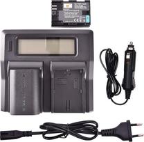 DSTE® 2 pakuotės pakaitinė baterija LP-E6 + LCD dvigubas įkroviklis, suderinama su "Canon" LP-E6N EOS 5D Mark II 5D Mark III 5D Mark IV 5DS 5DS R 6D 7D 60D 60D 60Da 70D 80D 90D 7D Mark II/III XC10 XC15 Digital