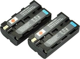 DSTE® 2 vnt. NP-F550 įkraunama ličio jonų baterija, skirta "Sony" NP-F550, NP-F330, NP-F530, NP-F570