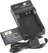 DSTE® Li-70B Li-Ion Akku + DC103U Reise und KFZ-Ladegerät-Adapter für Olympus 700 d-705 D 715 D-745 fe-4020 FE 5040 VG-140 VG-120 VG-130 VG-vg-145 VG-150 VG-160 VG-940-Kamera