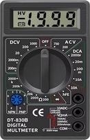 DT830B testeris Rankinis multimetras Messgerät Multimetro Ohm (juodas)