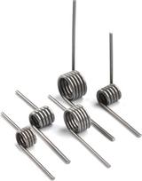 Durų rankenos spyruoklės, 5 dalių sukimo spyruoklių rinkinys, 1,6 mm - 90/180 laipsnių, didelės apkrovos spyruoklės mechaninėms reikmėms (180 laipsnių)