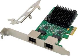 Dviejų prievadų 2.5GBase-T PCIe tinklo adapteris RTL8125B 2500/1000/100Mbps PCI Express Gigabit Ethernet NIC kortelė RJ45 LAN valdiklis