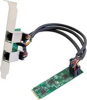 Dviguba 2,5 gigabito M.2 M+B rakto eterneto tinklo išplėtimo kortelė
