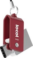 Dviguba USB atmintinė Mini: Ultra USB C atmintinė mobiliajam telefonui ir automobiliui 64GB rausvos spalvos