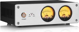Dvigubas analoginis VU-matas, RGB-Schallpegelanzeige su DB skydeliu, MIC+Line-Dual-VU-Meter, Audio-VU22-Meter, Farb-/Helligkeitsanpassung, skirtas Heimkino/Stereo-Lautsprecher(SilverB)