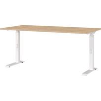 Reguliuojamas darbo stalas su ąžuolo dekoro stalviršiu 80x160 cm Downey – Germania