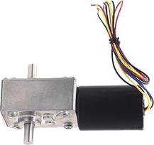 Dvigubas variklis, 12 V/24 V, 12 V/24 V, Reduzierstück für Feinschrauben, rechtwinklig, hohes Drehmoment, kompakter Motor für Schiebetore, Robotik (Motorsteuerung, 16R-12 V)