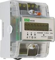 DZT-6035KW Trifazis skaitmeninis 1 klasės 4 TE 230 / 400V 5 / 80A LCD 6+2
