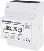 EASTRON SDM72-DR-MID Skaitmeninis trifazis skaitiklis 100A trifazis elektros skaitiklis DIN bėgeliui su atstatymo galimybe, kalibruotas