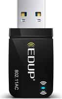 EDUP AC 1300Mbit/s USB WLAN adapteris Dviejų juostų WiFi Stick 2.4G/5GHz USB 3.0 adapteris Belaidžio tinklo imtuvas WiFi Dongle staliniam kompiuteriui / nešiojamajam kompiuteriui Palaiko Windows 11/10/8.1/7/Vista Mac OS X