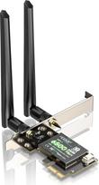 EDUP PCIe WLAN kortelė kompiuteriui, WiFi 7, BE6500Mbps, MT7925AUN lustas, sparčioji tinklo kortelė žaidimams, PCIe WiFi kortelė su Bluetooth 5.4, PCIe adapteris, suderinamas su Windows 11 ir Linux 6.7+