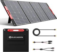 ELECAENTA Ultralengvas lankstus 200 W ETFE saulės įkroviklis sulankstomas monokristalinis saulės modulis XT60, skirtas generatoriaus jėgainei, lauko stovyklavietėms, nameliams ant ratų, 5 kg