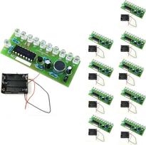 Elektroniniai pasidaryk pats rinkiniai CD4017 Chip LED sekimo šviesa Elektroniniai pasidaryk pats rinkiniai