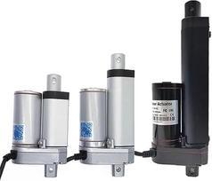 Elektros variklis 12V DC, Linearantrieb, stebulė 100 mm, 50, 30, 24, N, 300, 500, 700, 1000, 1200, 1500(juodas 50mm, 24V 1500N 4mm s)