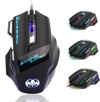 ELLENNE GM02 Professional 6800DPI 7 mygtukų USB LED RGB žaidimų pelė