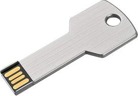 ELLENNE USB atmintinė metalinė 32 64GB 128GB raktų pakabukas Išorinė atmintis, atspari vandeniui, skirta nešiojamiesiems kompiuteriams, nešiojamiesiems kompiuteriams, automobiliams A002 (64GB, balta)