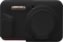 Elonbo-Tasche für die Kodak PIXPRO FZ55 Digitalkamera, Silikoninis dėklas Kodak FZ55 Vlogging-Kamera, Apsauginis dėklas iš gumos, Apsauginis dėklas su apsauginiu dangteliu, Schwarz