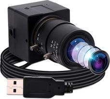 ELP 4K internetinė kamera su 30 kadrų per sekundę sparta, Ultra HD USB priartinimo kamera su 2,8-12 mm plačiakampiu objektyvu, mini internetinė kamera kompiuteriui, "Plug & Play" 2160P vaizdo konferencijų internetinė kamera "Windows/Linux" USB4K03-SFV (2,