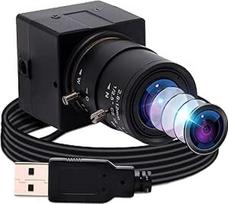 ELP 5 megapikselių priartinimo USB kamera 1944P MI5100 jutiklio plačiakampė interneto kamera su 2,8-12 mm kintamo fokusavimo funkcija, optiniu objektyvu, prijungiama prie kompiuterio stalinio nešiojamojo kompiuterio USB 500W05G-SFV (2,8-12)