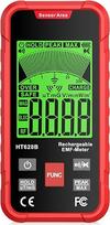 EMP matuoklis, 3-in-1 EMP matuoklis EF/MF/RF spinduliuotės matuoklis ir radiacijos detektorius su LED ekranu, C tipo įkrovimo prievadas, 40Hz-1000Hz, skirtas naudoti namuose, biure ir lauke