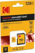 EMTEC microSDXC 128GB 128GB microSDXC UHS-I Class 10 Flash atmintis - Atminties kortelė (microSDXC, juoda, raudona, geltona, UHS-I, Class 10, SD, blisteris)
