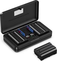 EN-EL15 (2200mA) daugiafunkcinio fotoaparato įkroviklio rinkinys (įskaitant dvi baterijas), suderinamas su Nikon Z6 Z7 V1D 750D 7500D 850D 7000Db7100D 7200D 500D 780D 610D 810a
